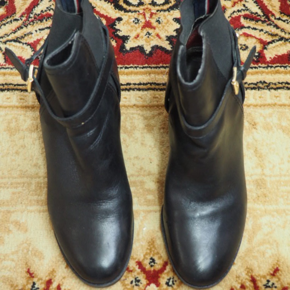 Hilfiger Black Ankle Boots